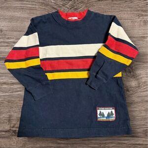 Vintage McKids McDonald's Long Sleeve T-Shirt Kids Size 5 Rugby